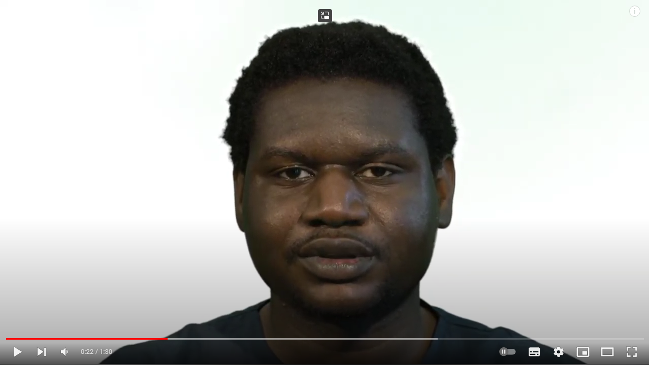 Haiti Klimagesichter Screenshot eines Videos zur Geschichte des KlimaGesichts aus Haiti